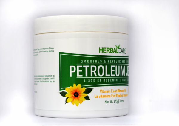HERBAL CARE SMOOTHES & REPLENISHES DRY SKIN PETROLEUM JELLY ORIGINAL FORMULA 10oz left view