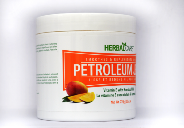 HERBAL CARE SMOOTHES & REPLENISHES DRY SKIN PETROLEUM JELLY MANGO OIL 10oz left